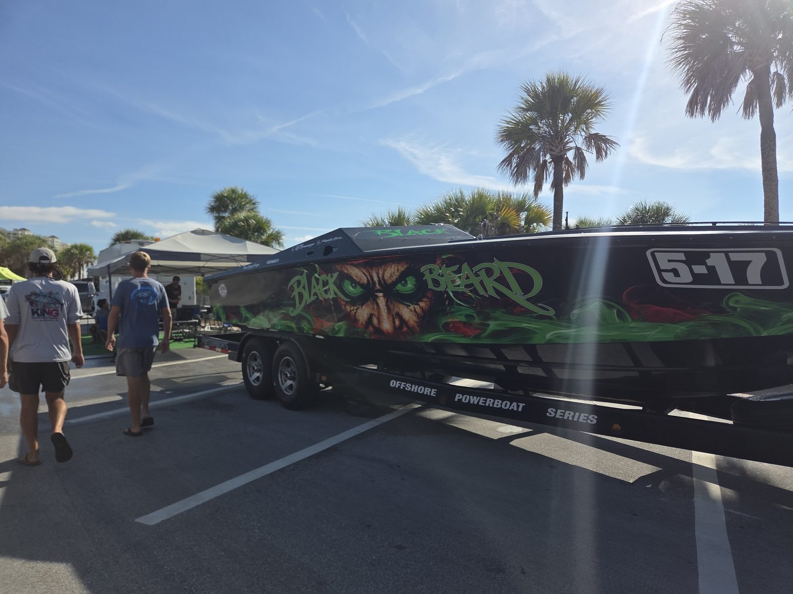 Blackbeard 5-17 rolling through the pit lane