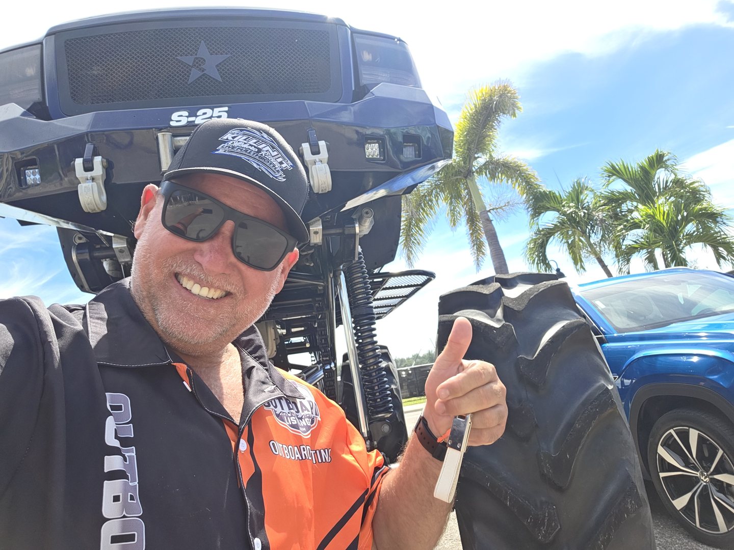 Killing it with the lifestyle monster truck at Clearwater