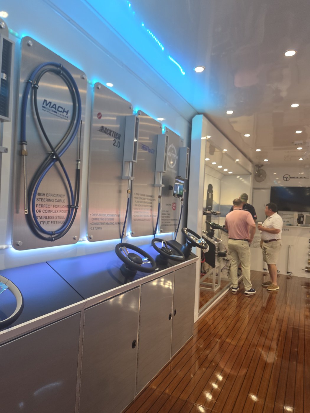 Uflex steering trailer with MACH cable and RackTech 2.0