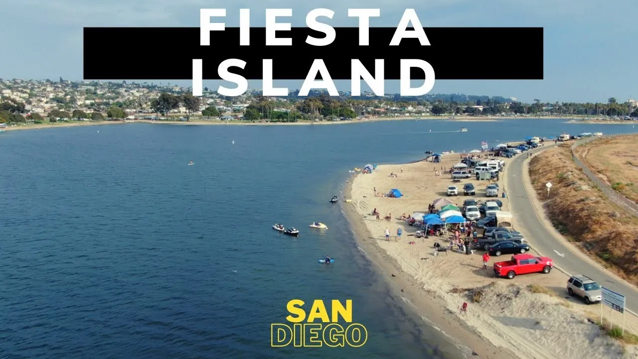 Boats and jet skis at Mission Bay near Fiesta Island in San Diego California
