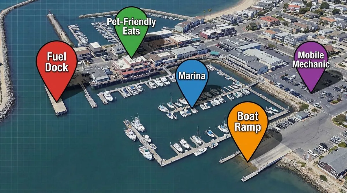 Marine directory map
