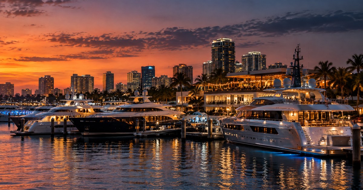Fort Lauderdale After Dark: From Corporate Boardrooms to Clothing-Optional Pool Decks — Plus FLIBS 2026 Seas, Tides & Weather