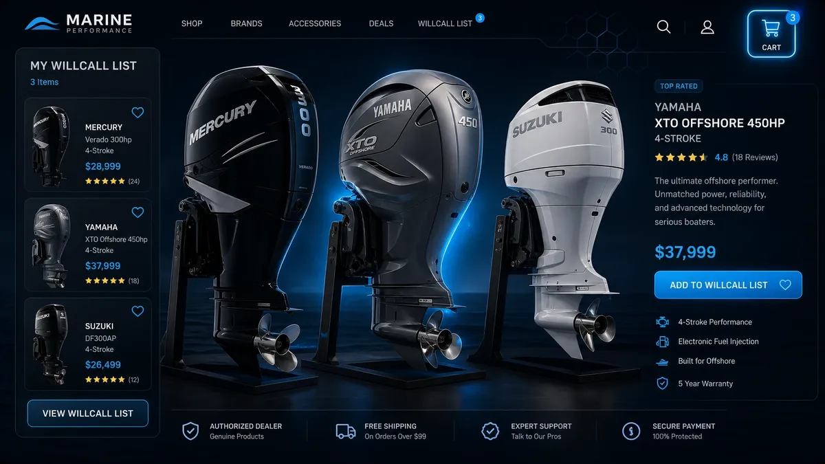 Outboard Wish List — Build it, we hunt it down